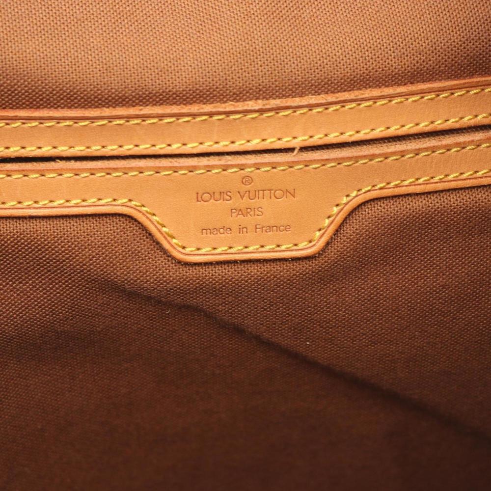 LOUIS VUITTON Brown Monogram Leather Backpack - Picture 5 of 11